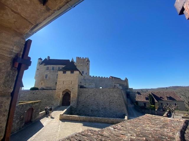 La Croquante Face Au Chateau Бенак-е-Казнак Екстериор снимка